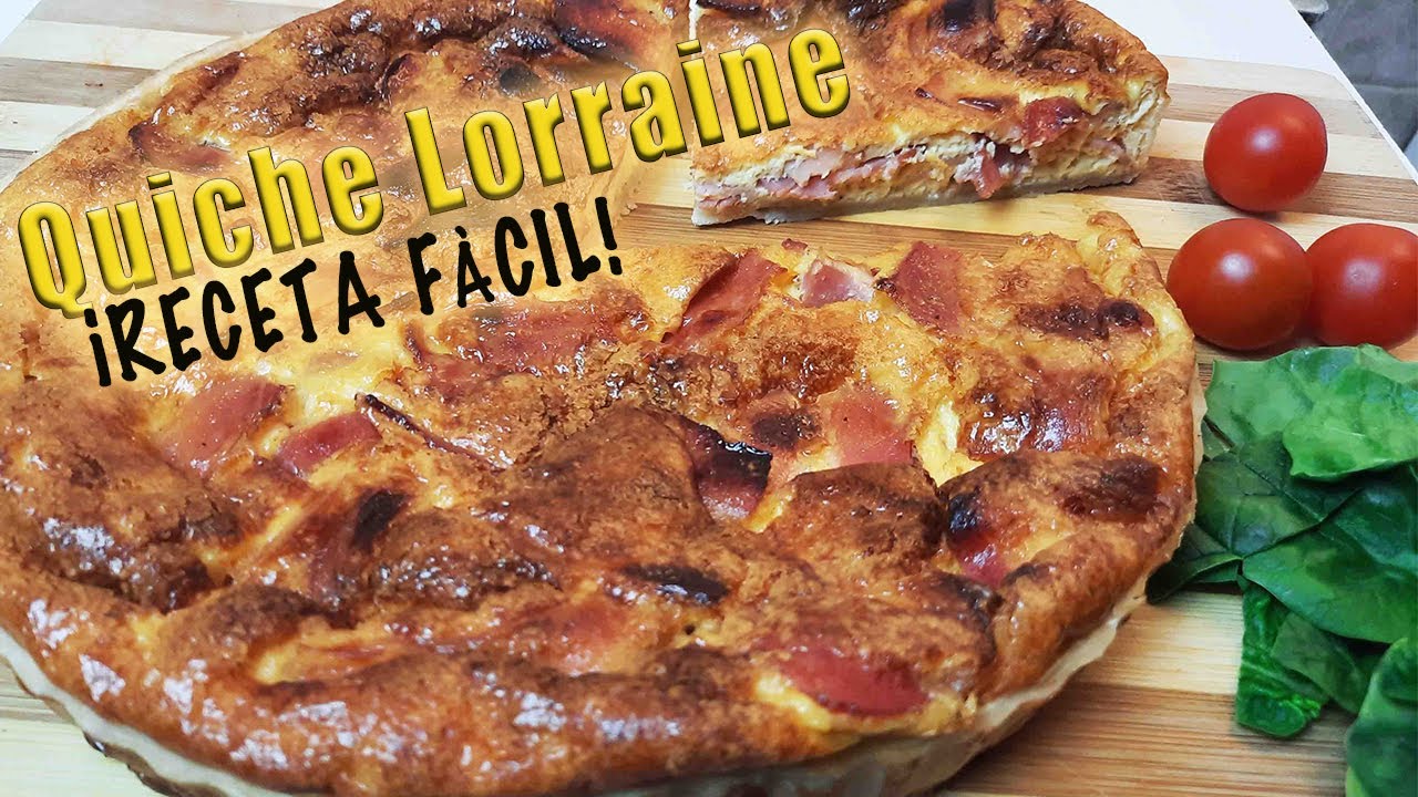 Quiche Lorraine RECETA FÁCIL ✅(2021)