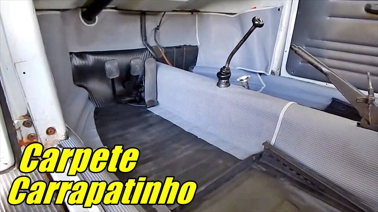 Dica para colar Carpete Carrapatinho Fusca 1969 (exclusiva)