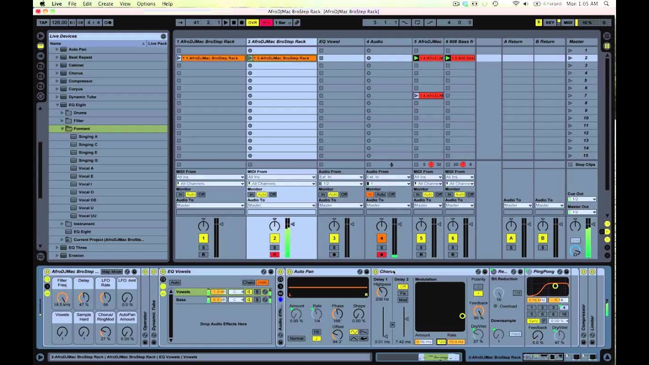 BroStep Rack for Ableton Live by AfroDJMac