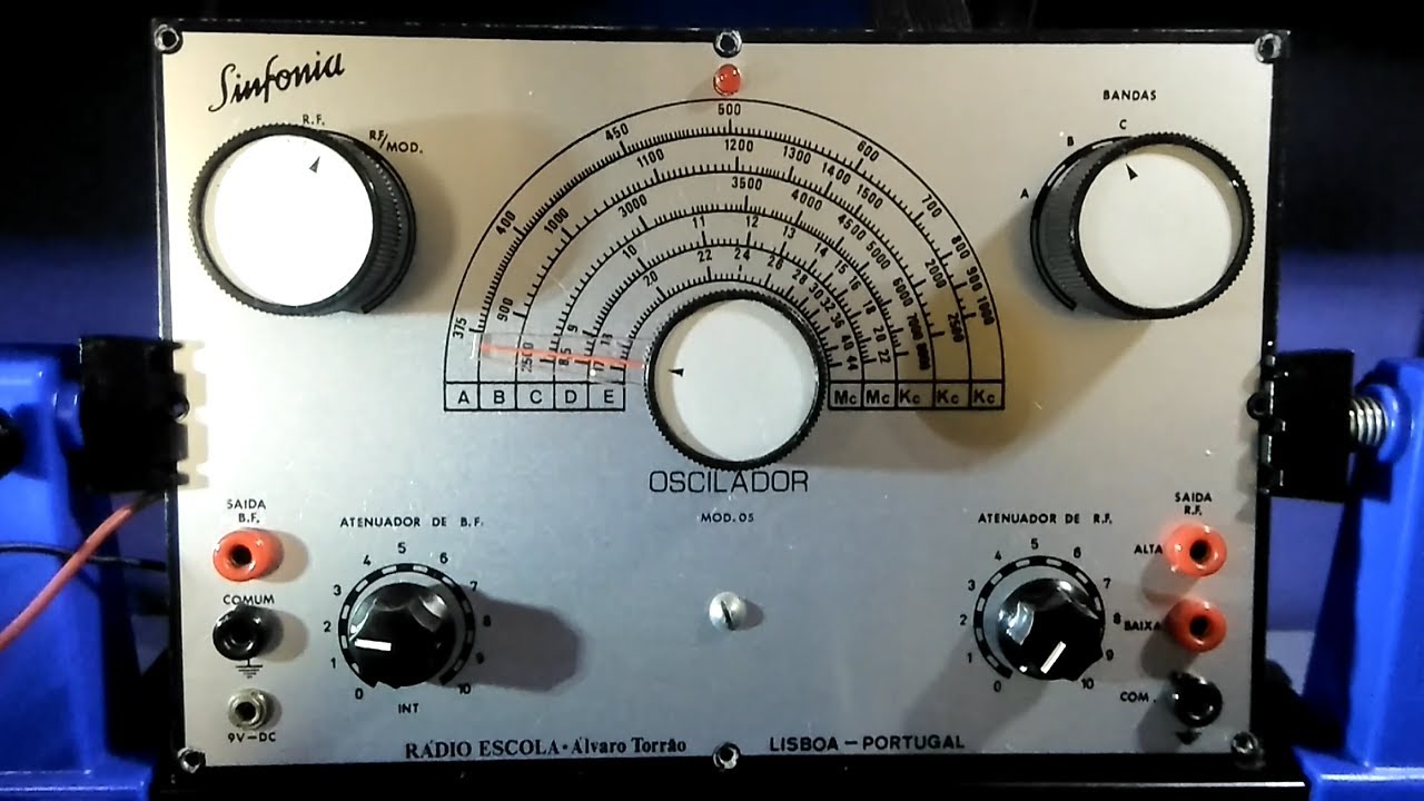 Oscilador generador RF. Sinfonía. Mod 05.