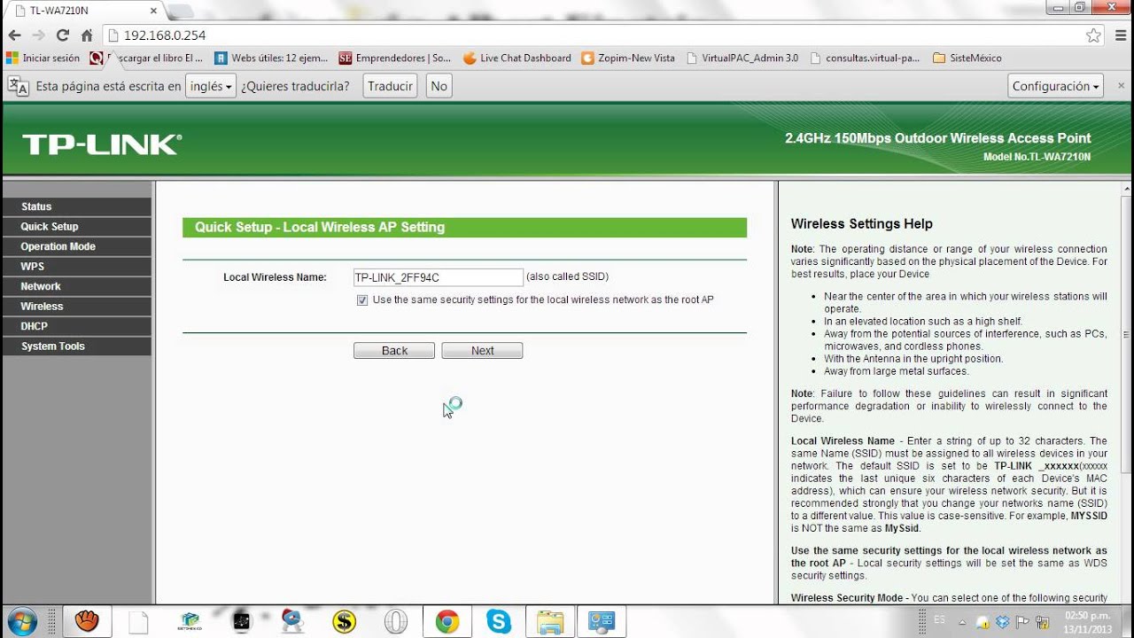 Configurar el Access Point TLWA7210N con modem Cablemas Ubee DVW324