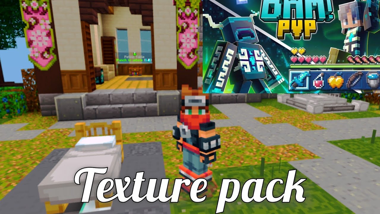 I played Hive bedwars with a texture pack for the first time!