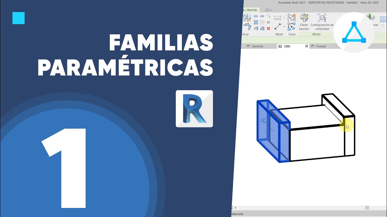 Crea familias paramétricas en Revit| Parte 1