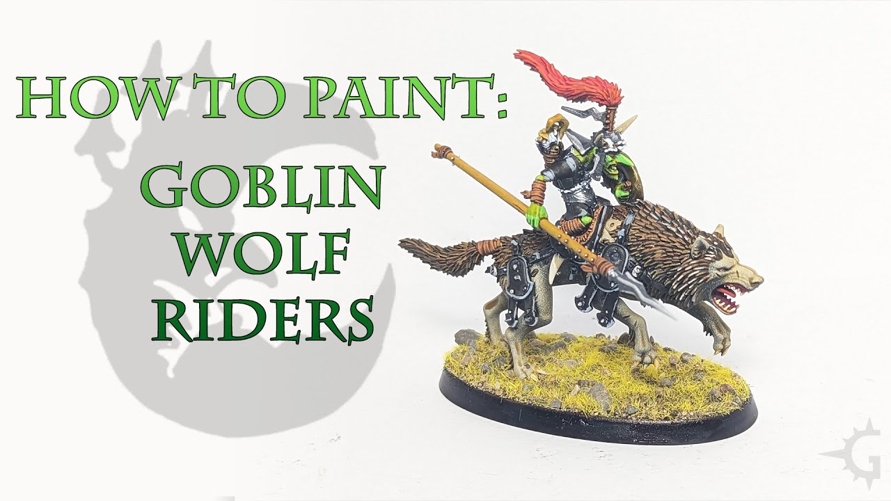 Painting the New Snarlfang Riders for the Gitz