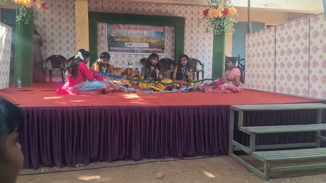 Ghss nattalam#வில்லுப்பாட்டு பாடிய மாணவிகள்#nattalam vlogs🙏🙏🙏