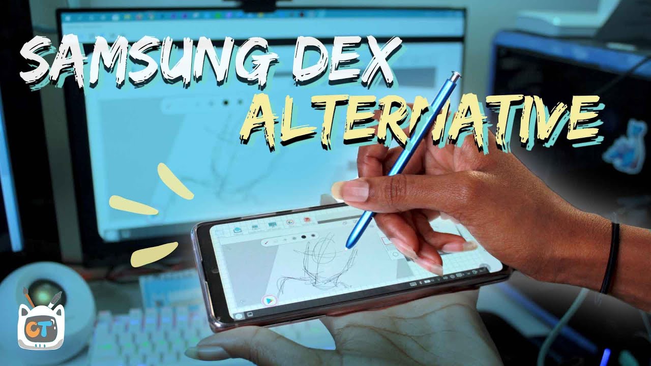 Samsung Dex Alternative for Note 10 LITE and ANY android phone/tablet!