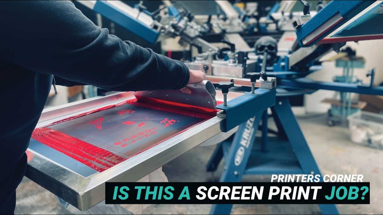 Is this a screen print job? | Printers Corner Ep53