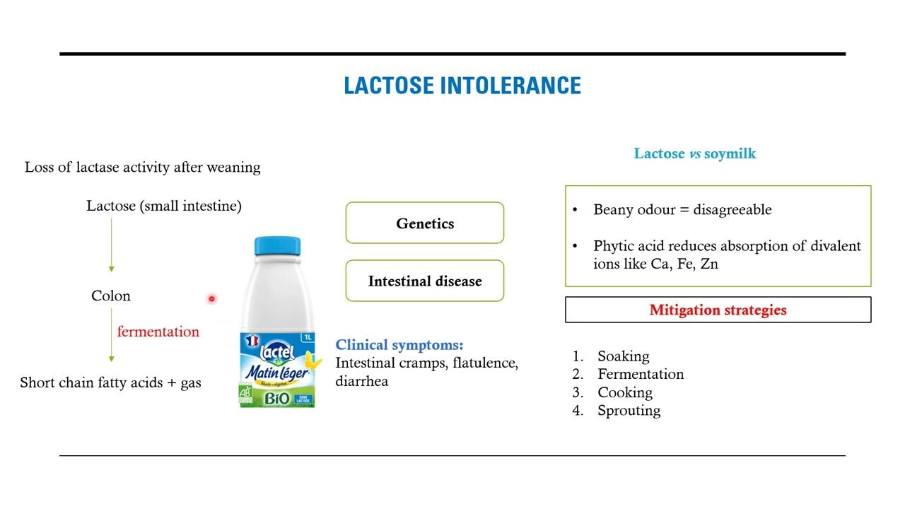 Food Chemistry Basics: What is lactose intolerance?