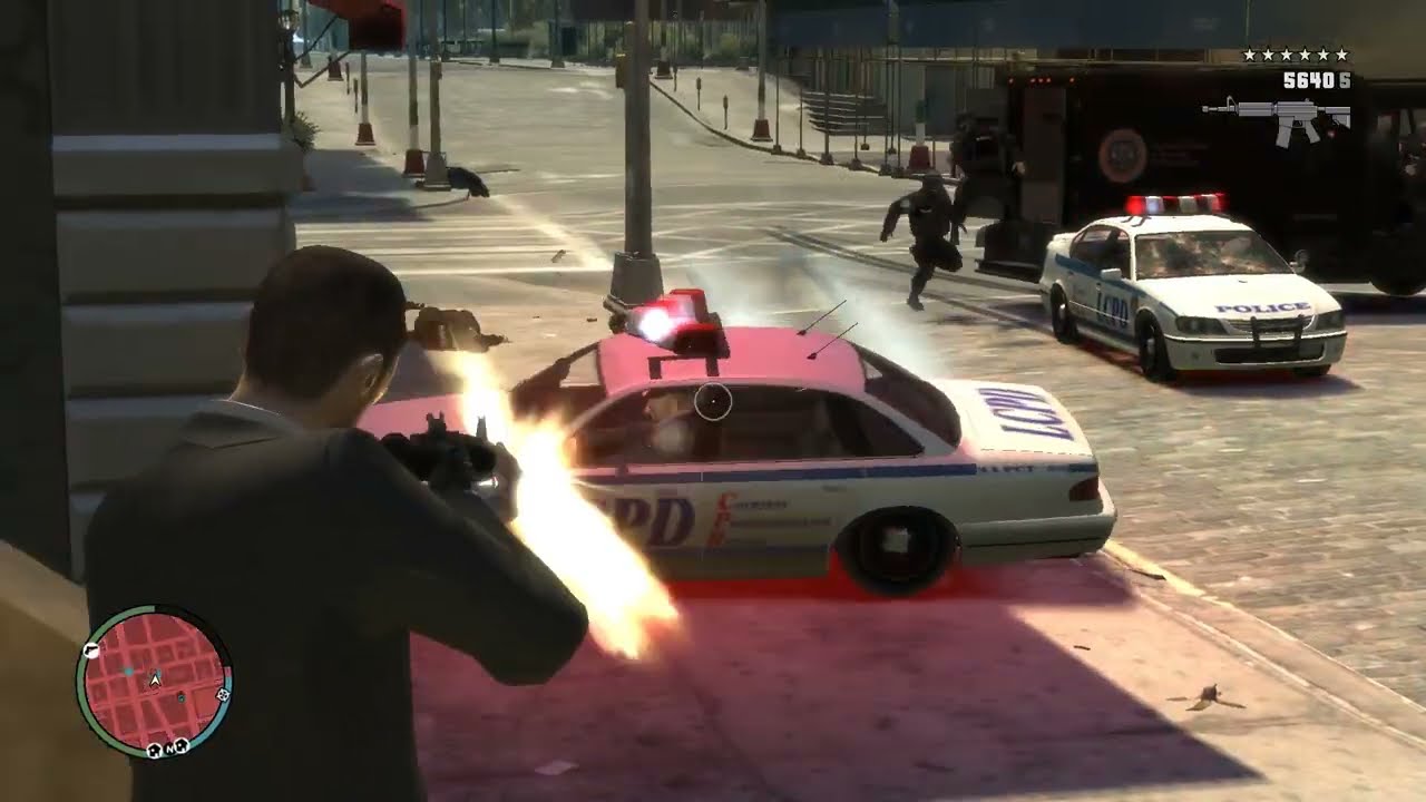 GTA 4 - Hitman-Style Mafia Assassination + Six Star Escape