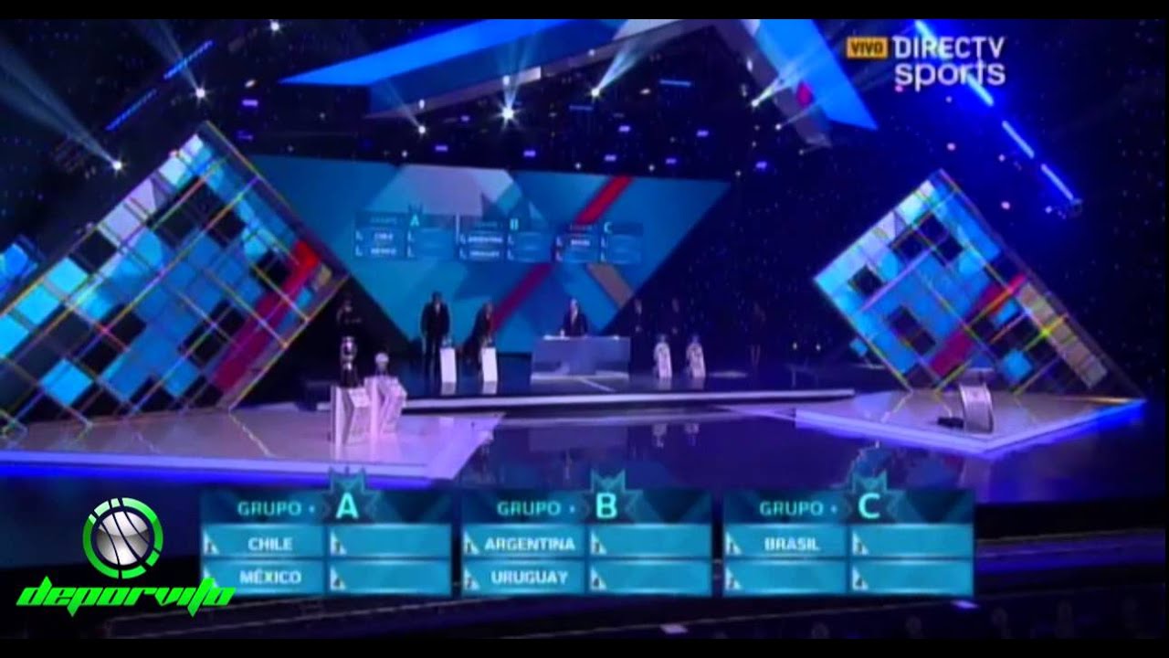 Sorteo de la Copa América Chile 2015