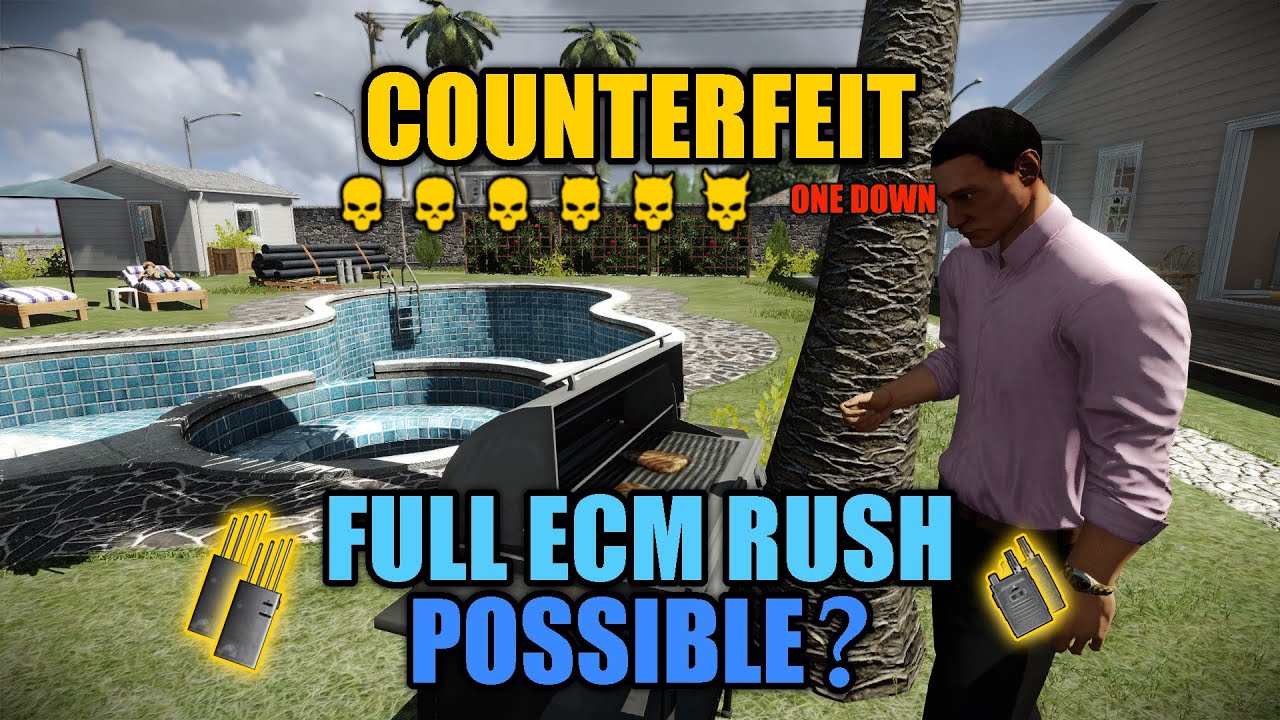 [PAYDAY 2] Can Counterfeit be fully ECM rushed? || DSOD, no exploits