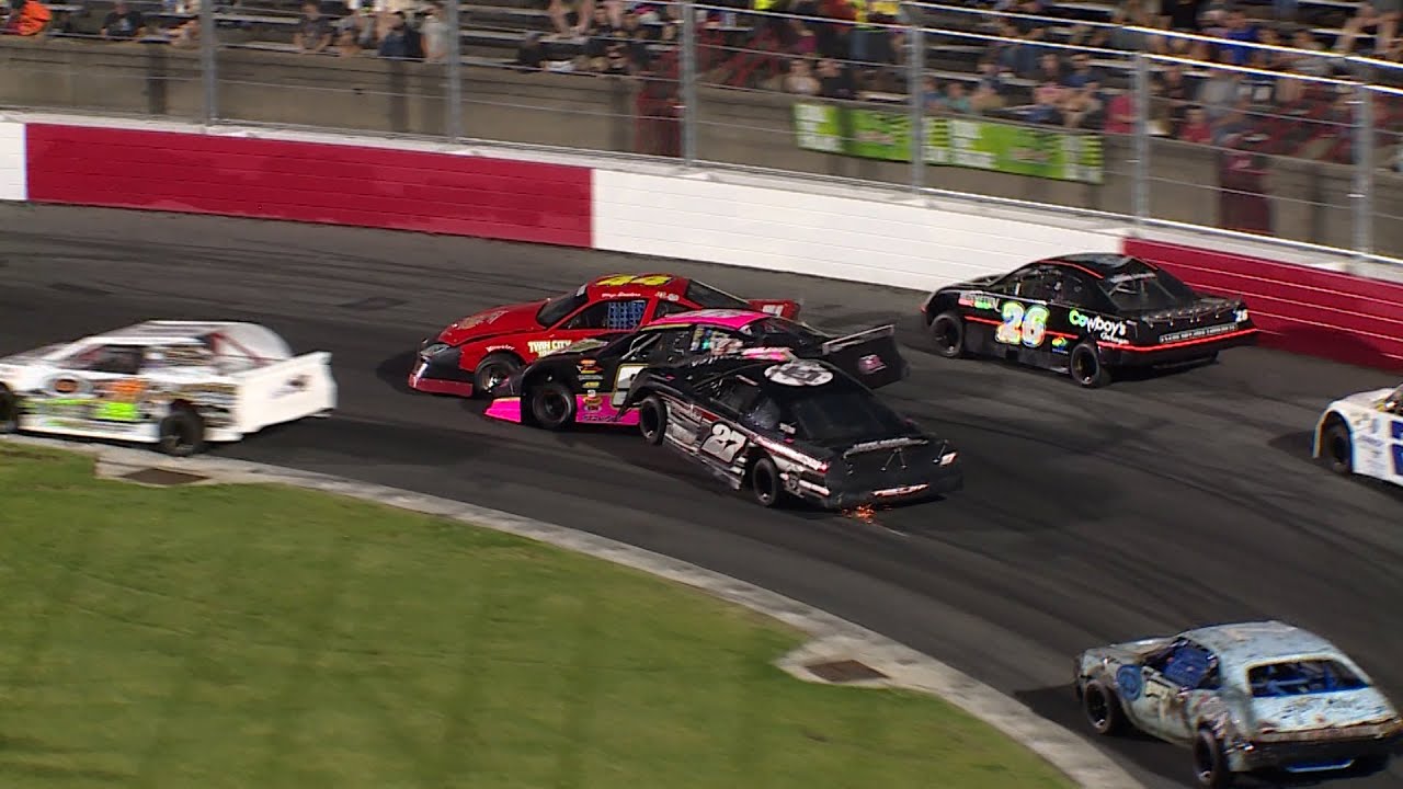 Burt Myers and Tim Brown tied!  Bowman Gray Stadium extended highlights June 7, 2025