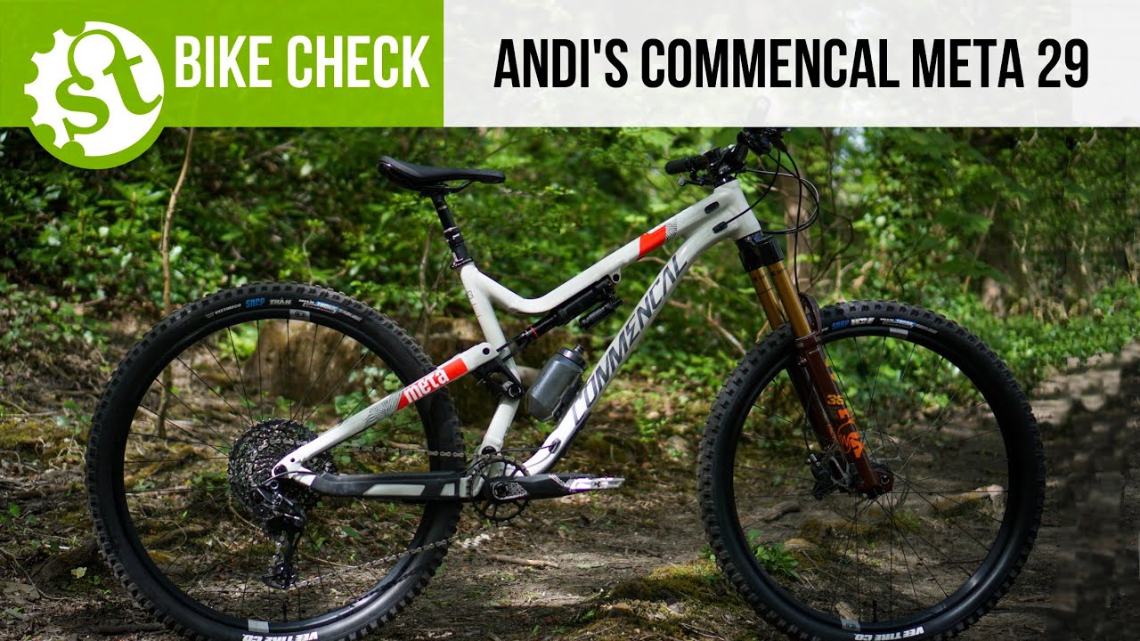 Andi's Commencal Meta AM 29 with 2021 Fox 36 and dripping with test kit!