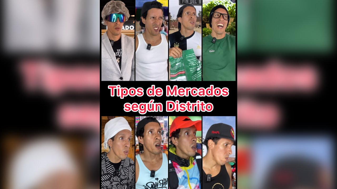 TIPOS DE MERCADOS SEGÚN DISTRITO 🛍️😂