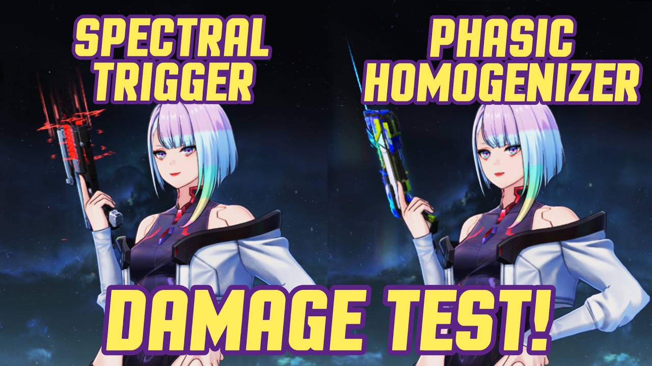 LUCY SIGNATURE VS STANDARD WEAPON DAMAGE TEST! (SPECTRAL TRIGGER VS PHASIC)