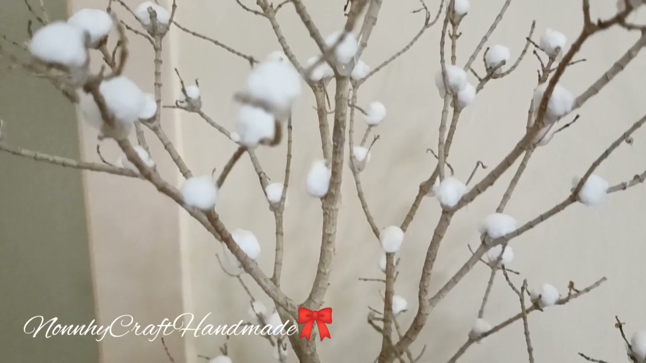 DIY | Kreasi tangkai kering menjadi bunga hias cantik🤍