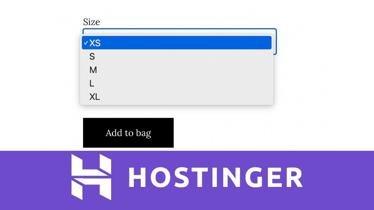 Easily Add And Manage Product Variants In Hostinger Website Builder