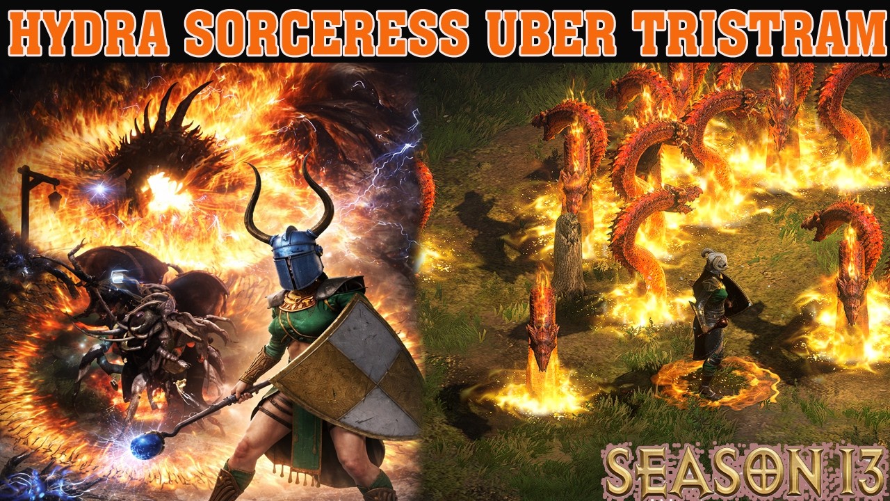 Hydra Sorceress Uber Tristram Season 13 Less Than 5 Minutes | D2R