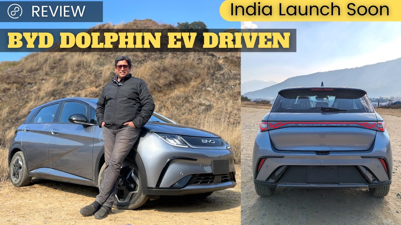 BYD Dolphin Driven || Drive Review of India Bound Electric Car || BYD Dolphin Electric Hatchback
