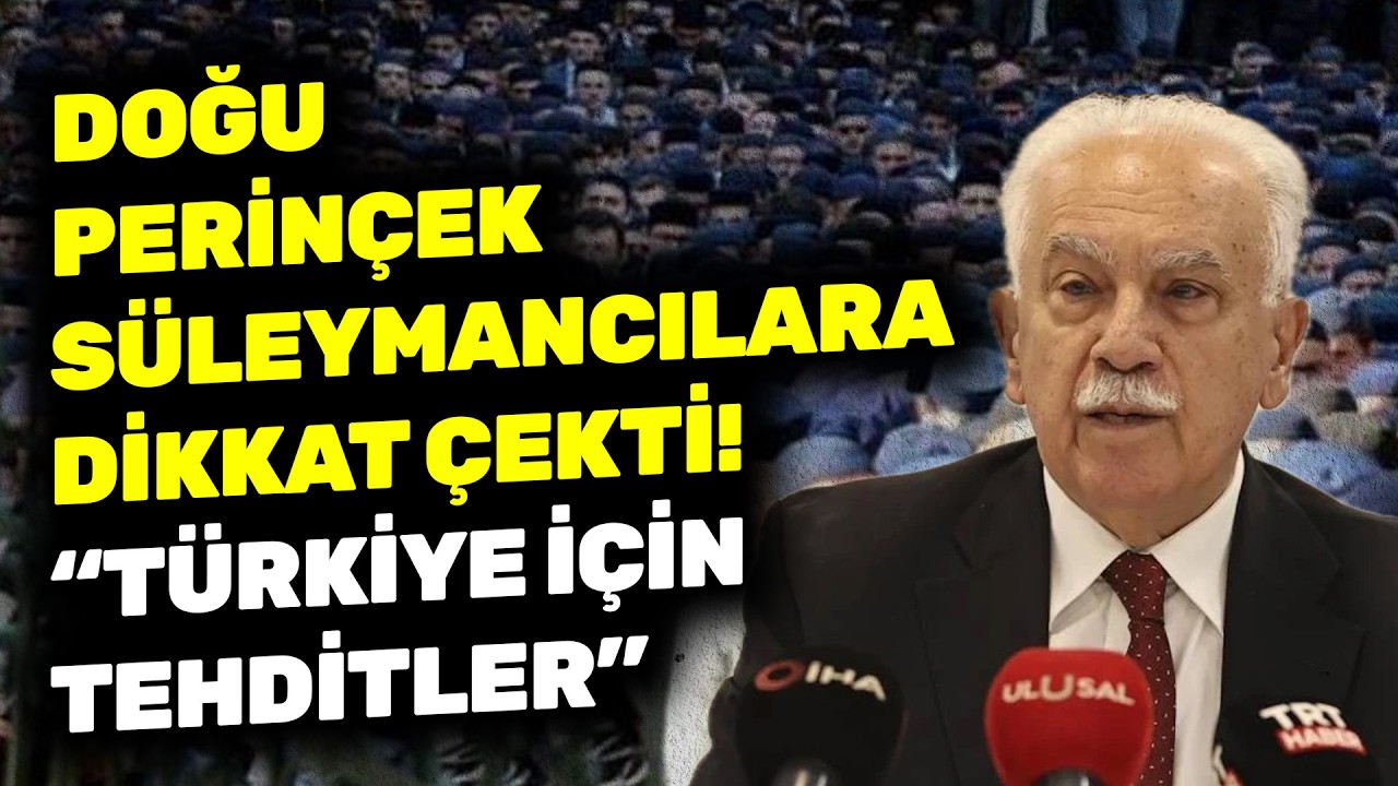 Vatan Partisi Genel Başkanı Doğu Perinçek Süleymancılara karşı uyardı! 