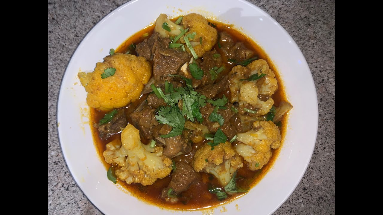 LAMB AND CAULIFLOWER CURRY!
