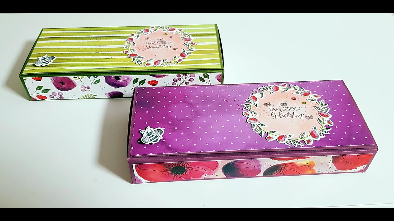 Super grosse Fold-Flat-Box ohne Kleben mit Stampin`Up!