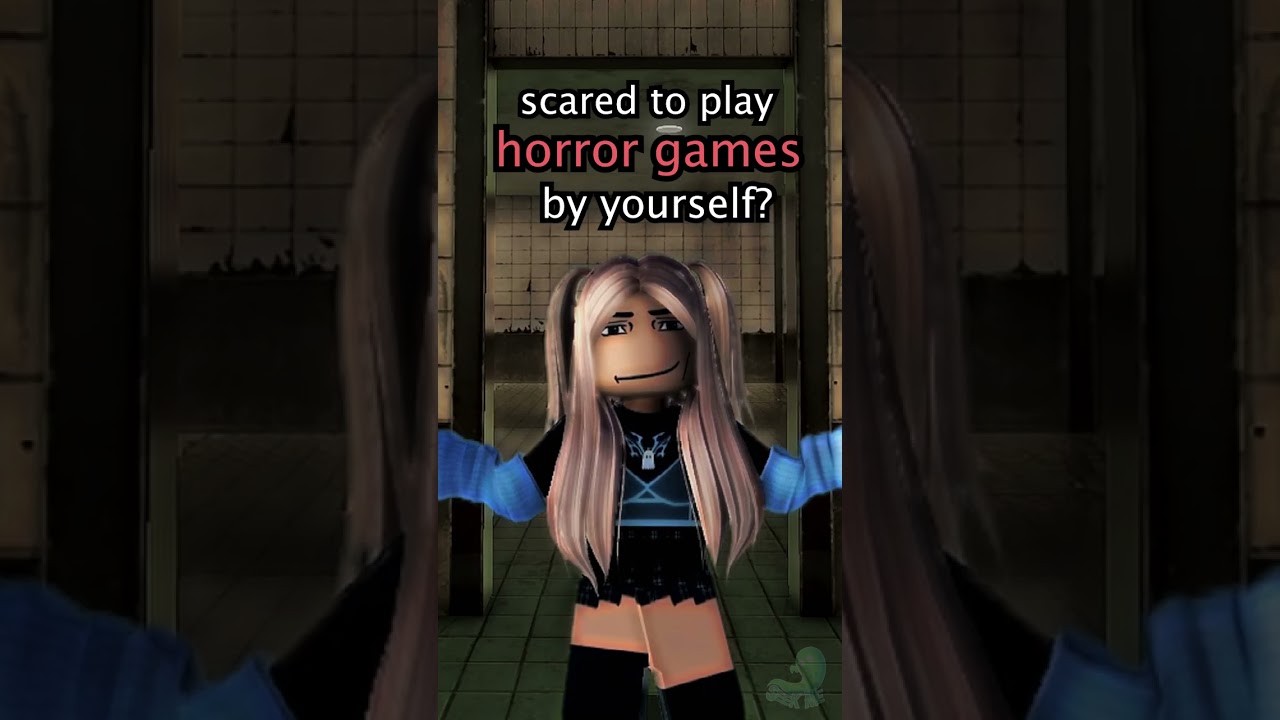 Scared To Play Horror Games By Yourself? #shorts #roblox
