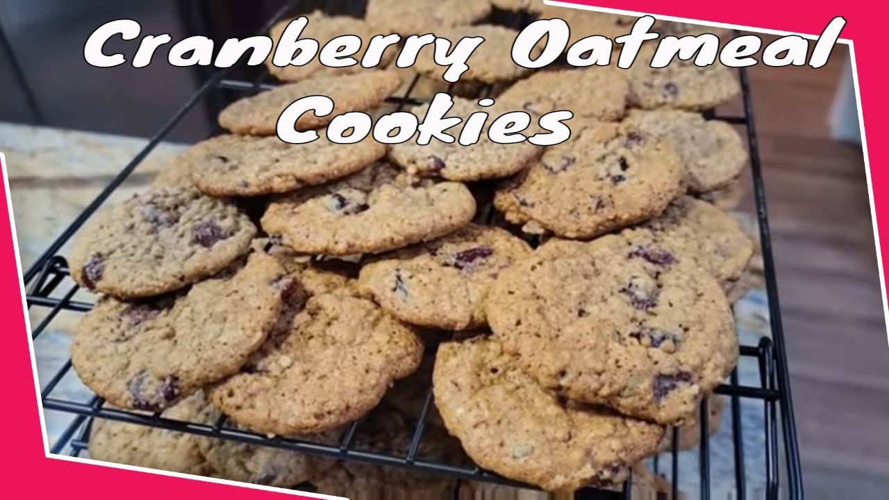 Delicious Cranberry Oatmeal Cookies
