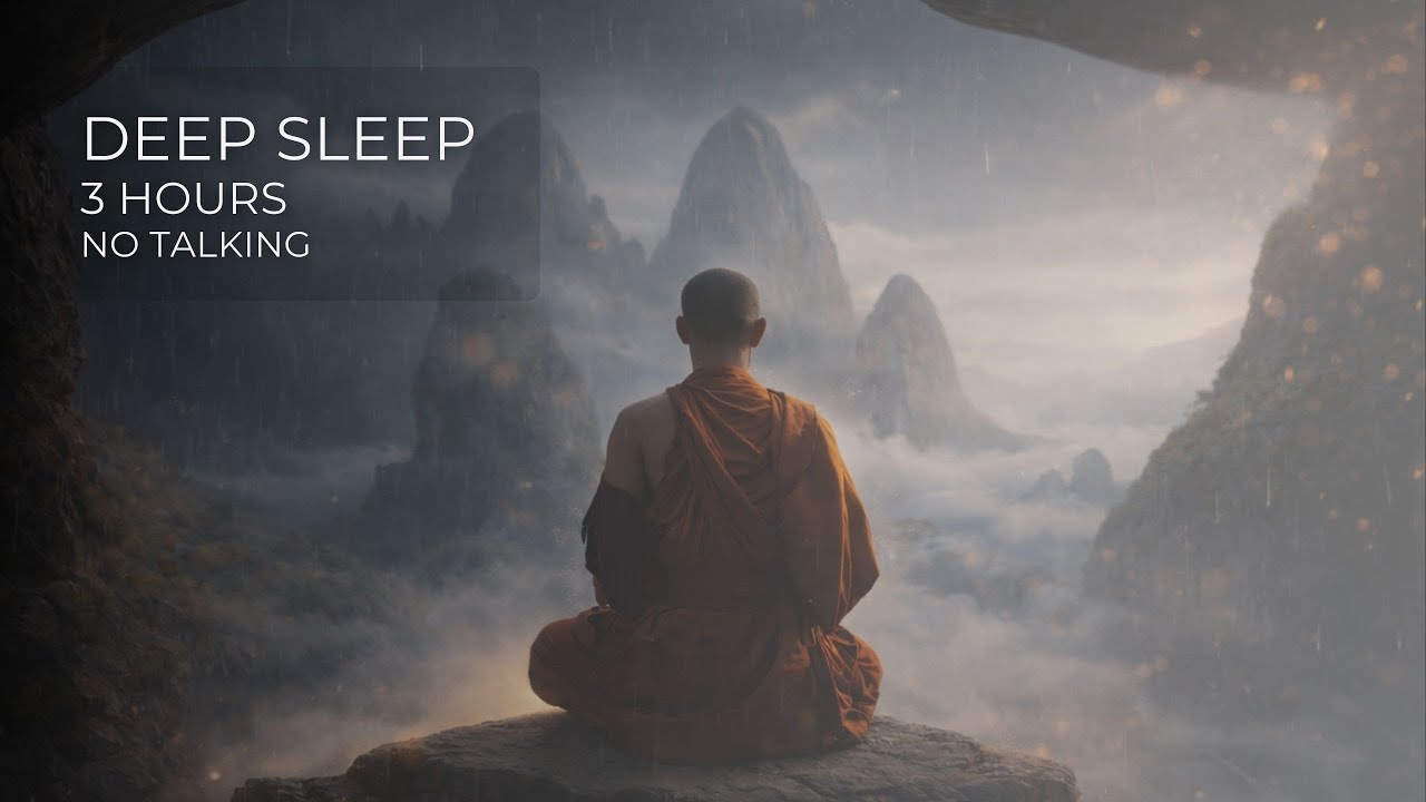 Deep Sleep Music • 3 Hours • Gentle Rain & Distant Thunder • No Talking | Sleep & Relaxation