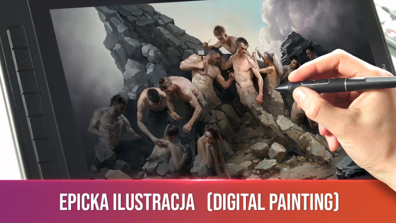 Maluję epicką, cyfrową ilustrację i mówię dlaczego nigdy nie nauczysz się samemu rysować...