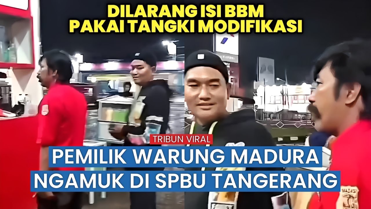 Pemilik Warung Madura Protes Keras di SPBU Sepatan, Gegara Dilarang Isi BBM Pakai Tangki Modifikasi