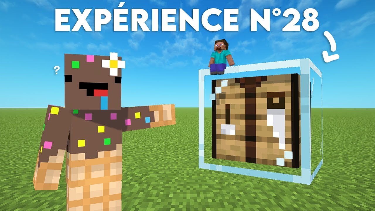 J'ai testé les EXPERIENCES LES PLUS CHELOU de Minecraft..
