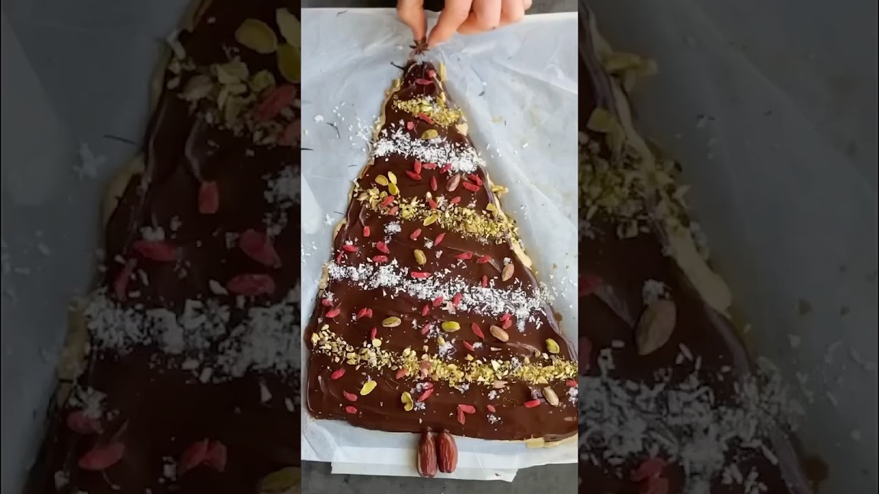 🎄 Christmas Tree Date Bark 🎄you won&rsquo;t believe how easy this is to make!