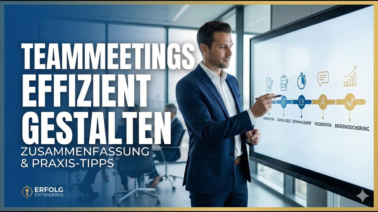 Teammeetings effizient gestalten - so einfach geht es