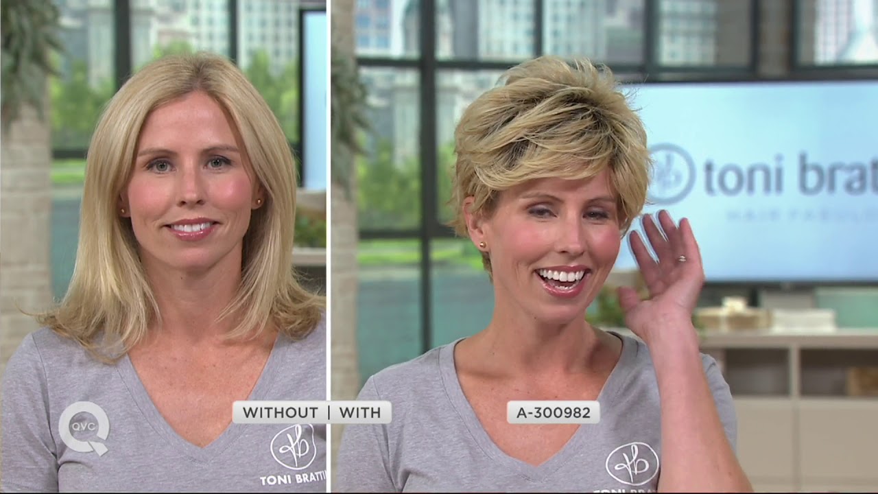 Toni Brattin Inspiration Short Textured Wig on QVC