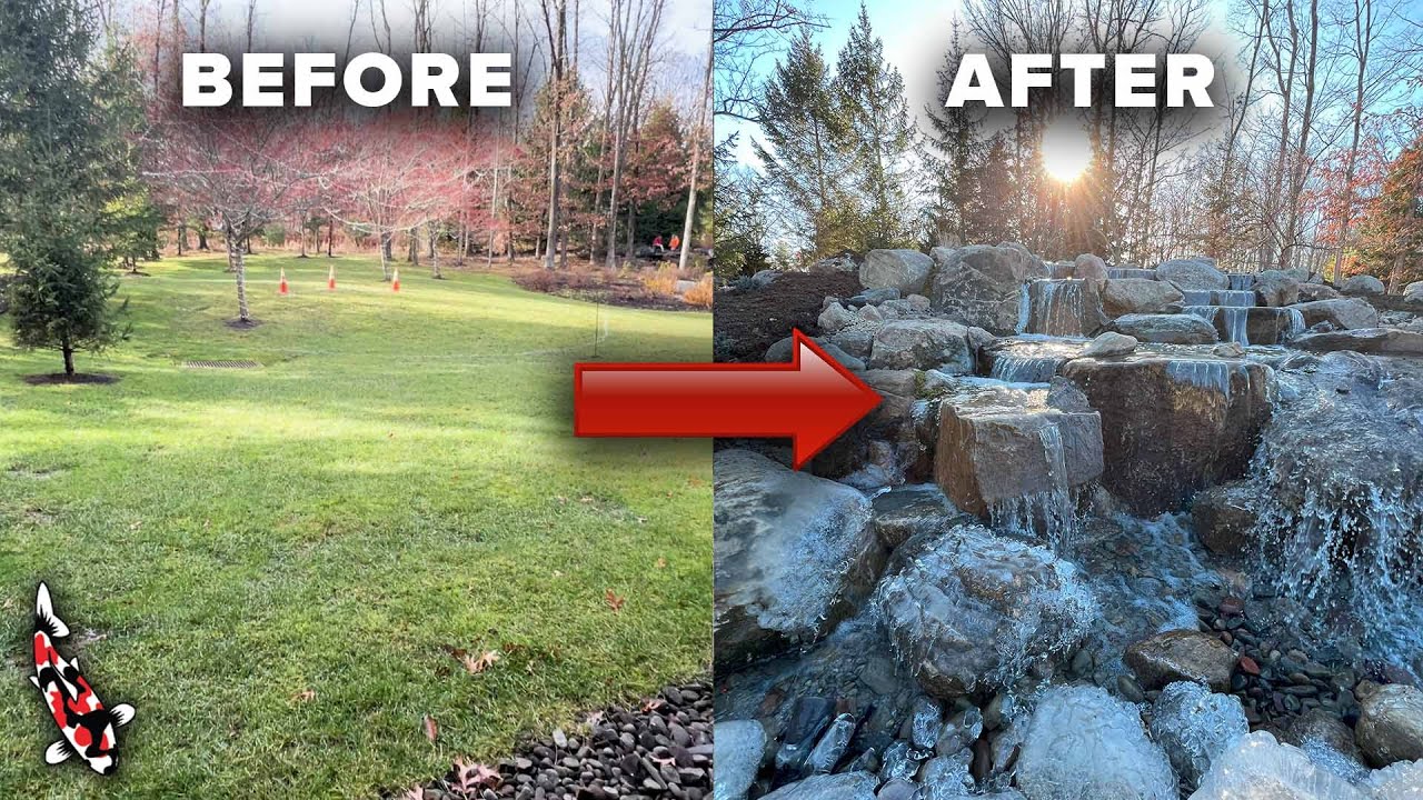 Hotel Waterfall Build! (Full Timelapse)