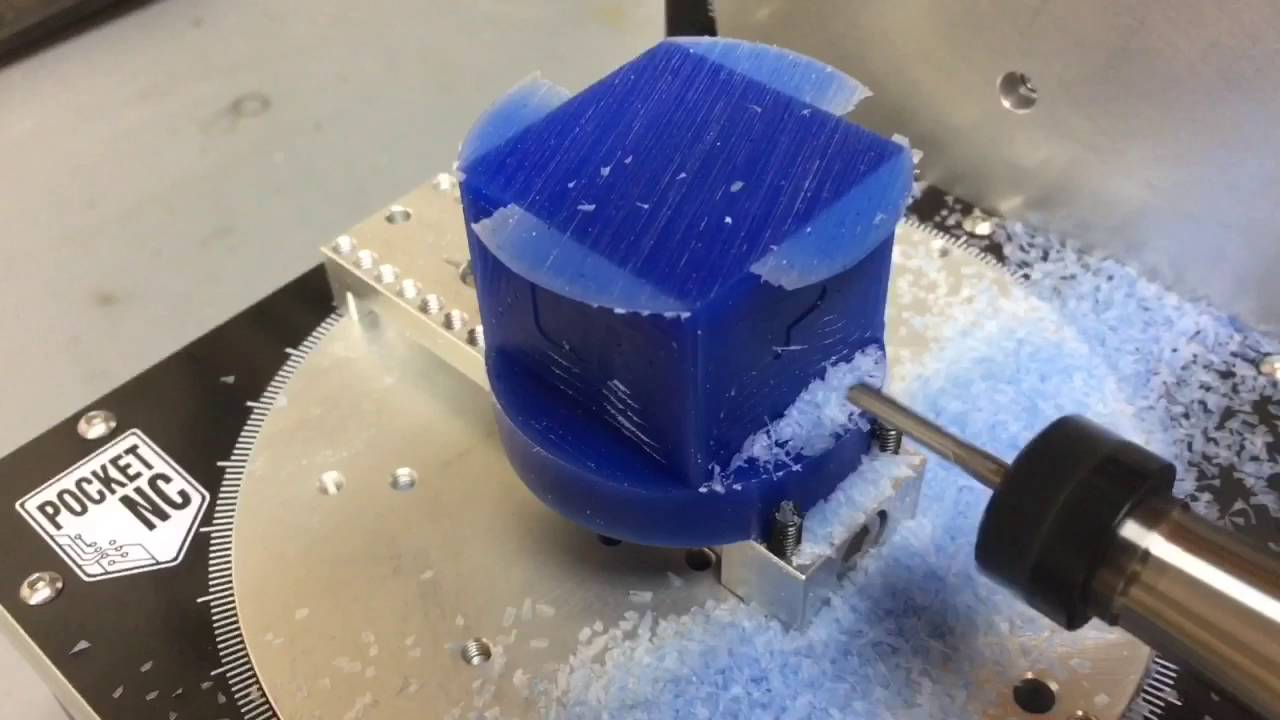 PocketNC 5-sided block 4x speed