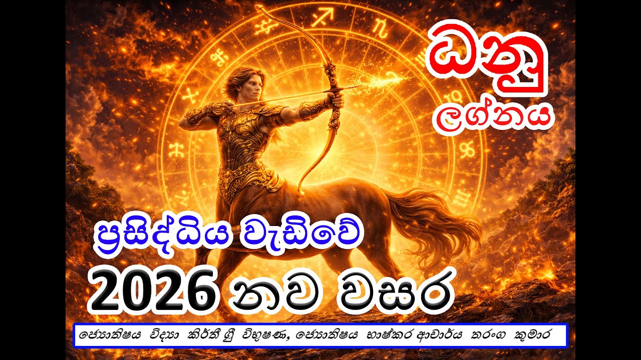 2026 නව වසර - ( ධනු ලග්නය )