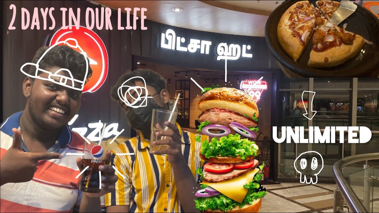 2 days in our life | unlimited pizza | riders cafe | WWA