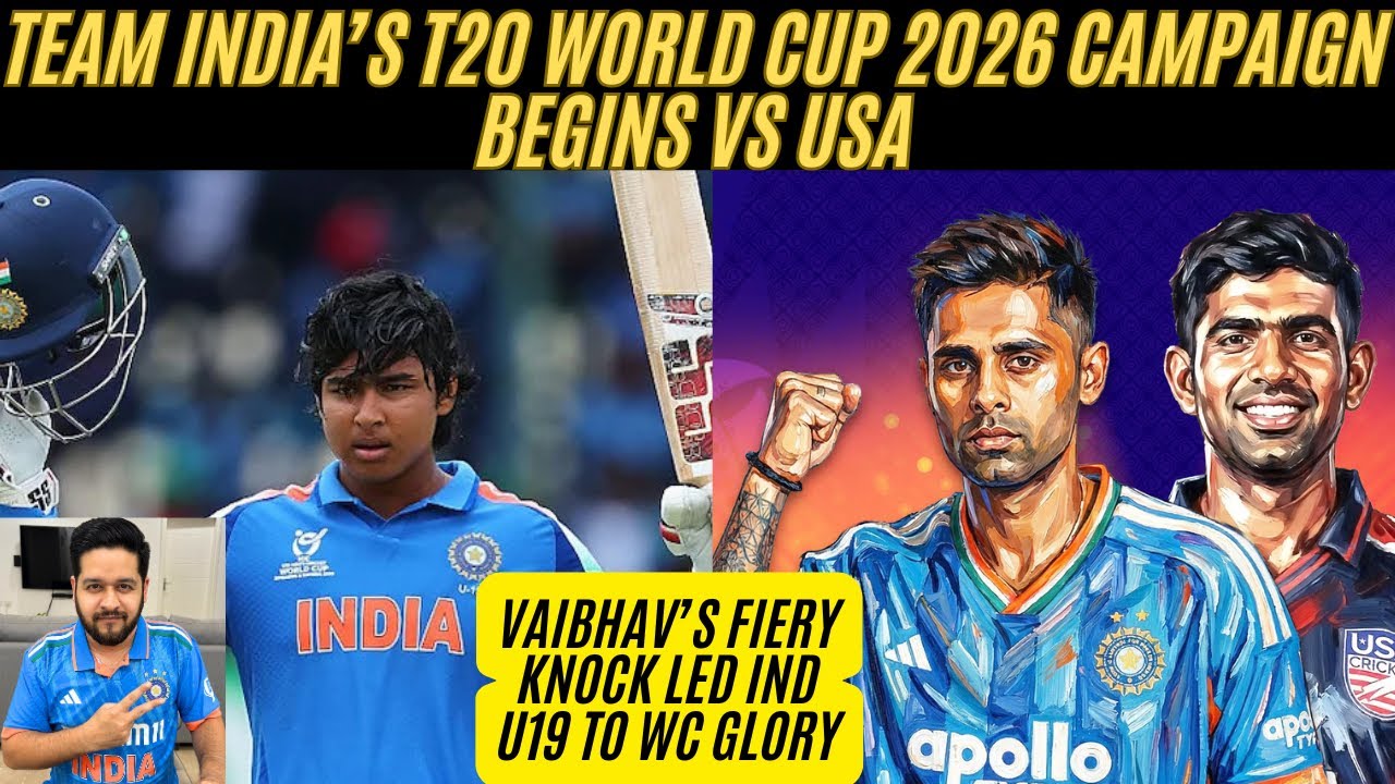 🔴 U19 WC IND VS ENG: INDIA THRASHED ENG, JEETA WORLD CUP | INDIA START THEIR T20 WC 2026 Tomorrow