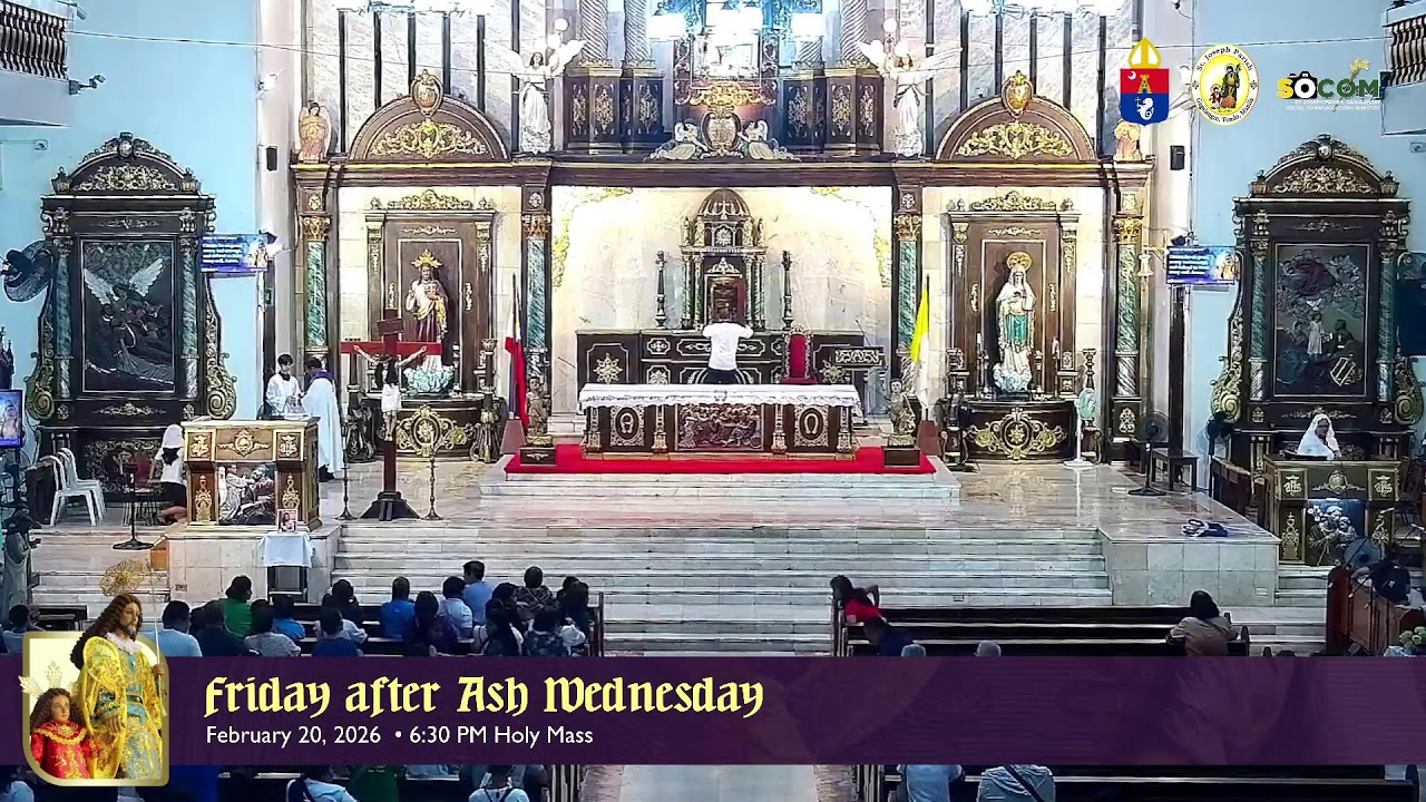 LIVE: Friday after Ash Wednesday (February 20, 2026 - 6:30 PM Mass)
