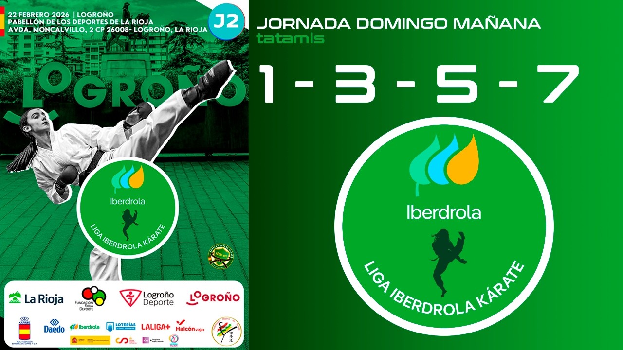 LIGA IBERDROLA DE KARATE – J2 LOGROÑO 2026