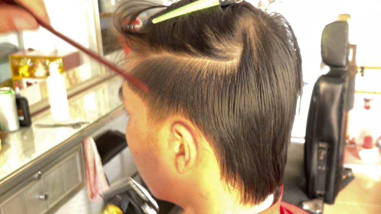 TRANSFORMATION Mullet Layer . Chia Sẻ Cách Cắt Tóc Nam Đơn Giản .Học Cắt Tóc Nam . VULEE .