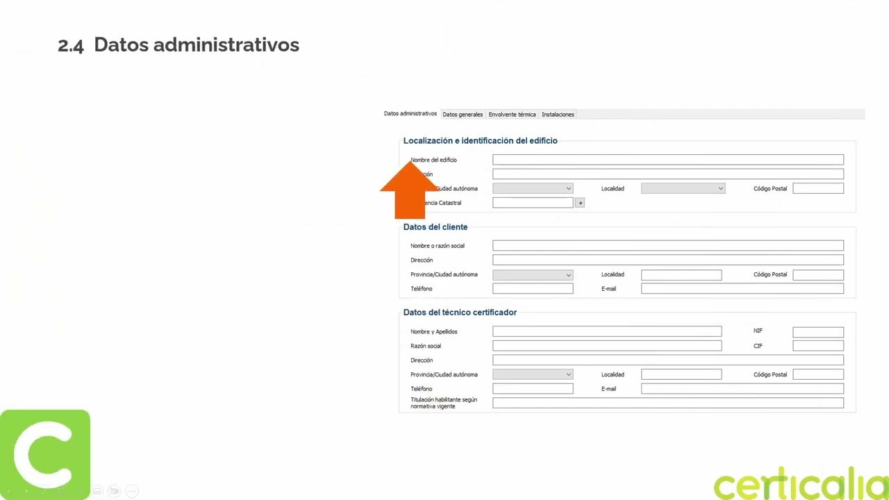 Vídeo 2. Curso de certificación energética para vivienda existente con CE3X