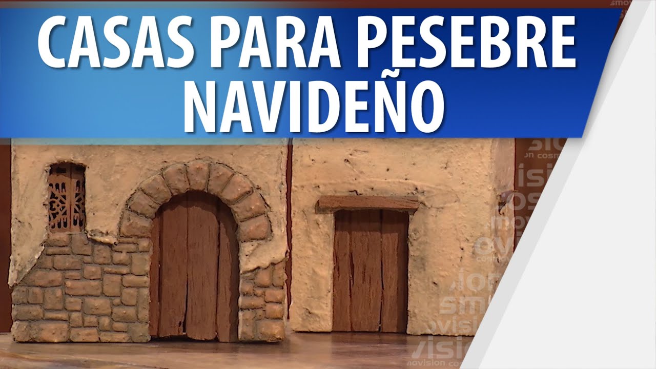 Cómo Hacer Casas para el Pesebre Navideño / Manualidades para Navidad