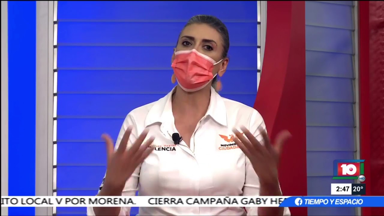 Martha Palencia en Canal 10 con Zujey Luna en el noticiero
