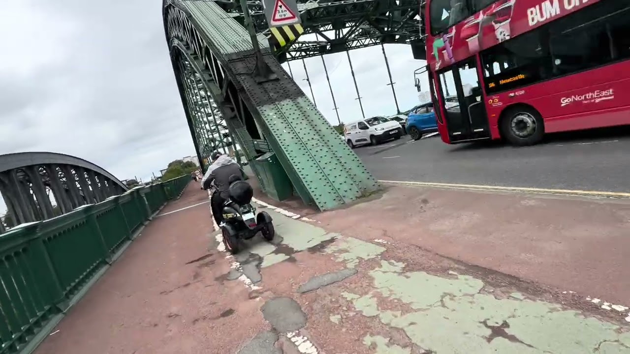 UK small town - Sunderland 2｜Walking｜St Mary’s Way｜Wearmouth Bridge over River Wear｜City Centre