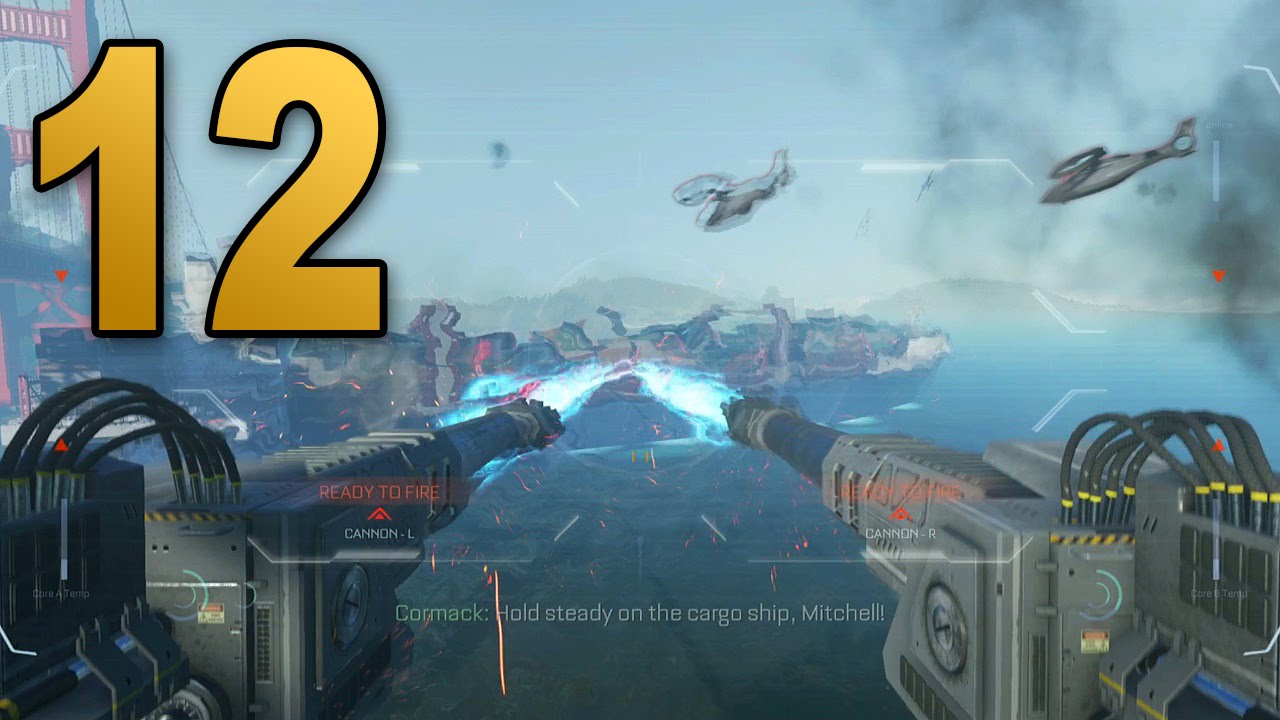 Advanced Warfare Walkthrough - Mission 12 - ARMADA (Call of Duty Campaign Let's Play)