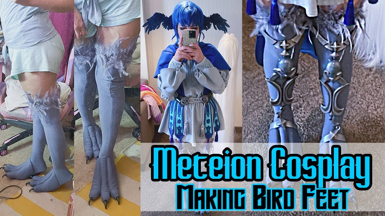 Making Bird Feet for My Meteion Cosplay | Cosplay Tutorial