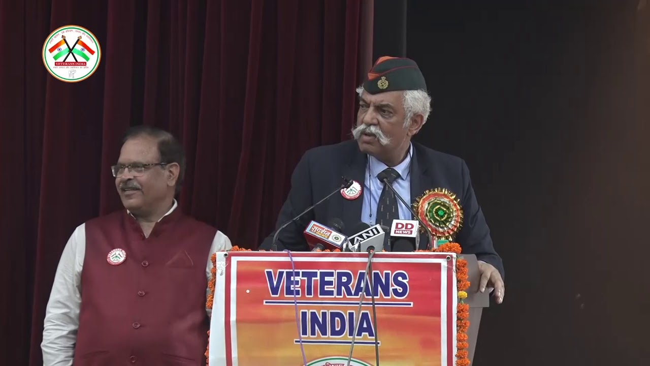Speech of Major Gen GD Bakshi on Kargil Vijay Diwas | Veterans India